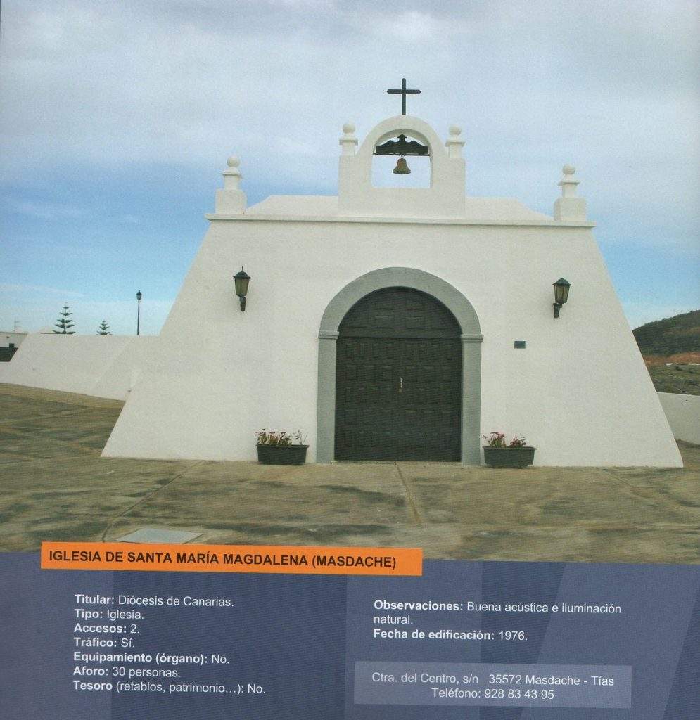 ermita de santa maria magdalena masdache tias