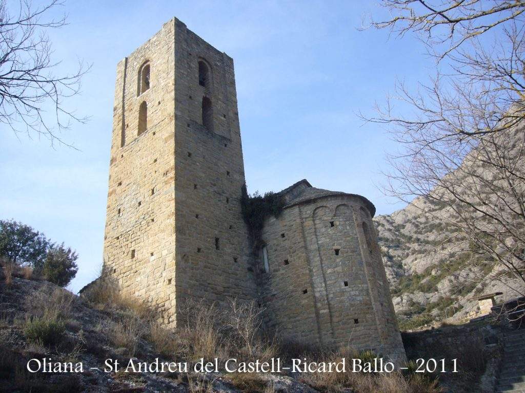 iglesia de sant andreu del castell doliana oliana