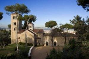 monasterio romanico de sant miquel poble espanyol barcelona