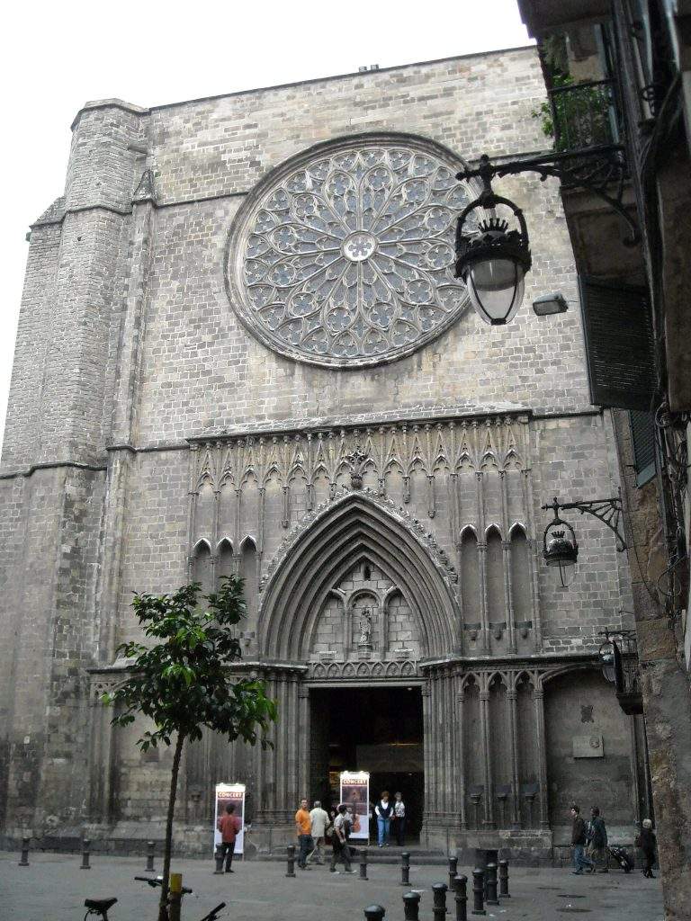 parroquia basilica de santa maria del pi barcelona