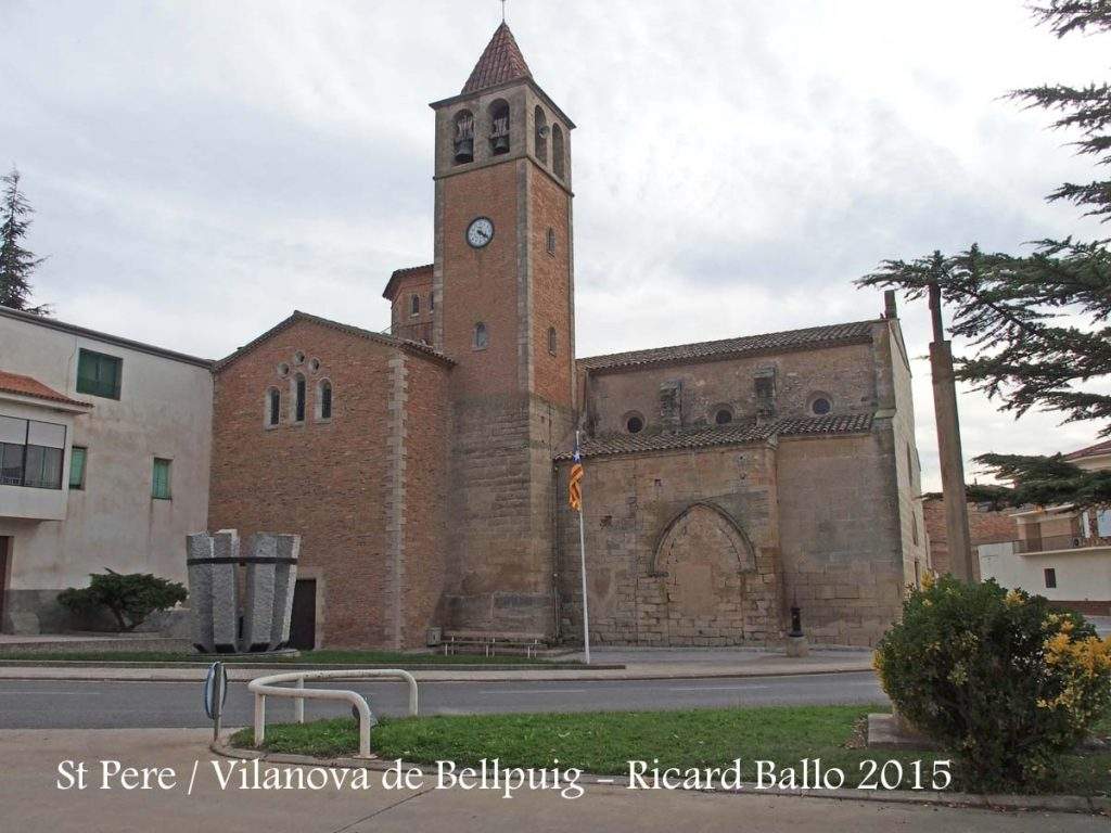 parroquia de sant pere vilanova de bellpuig