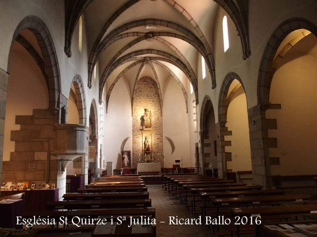 parroquia de sant quirze i santa julita arbucies